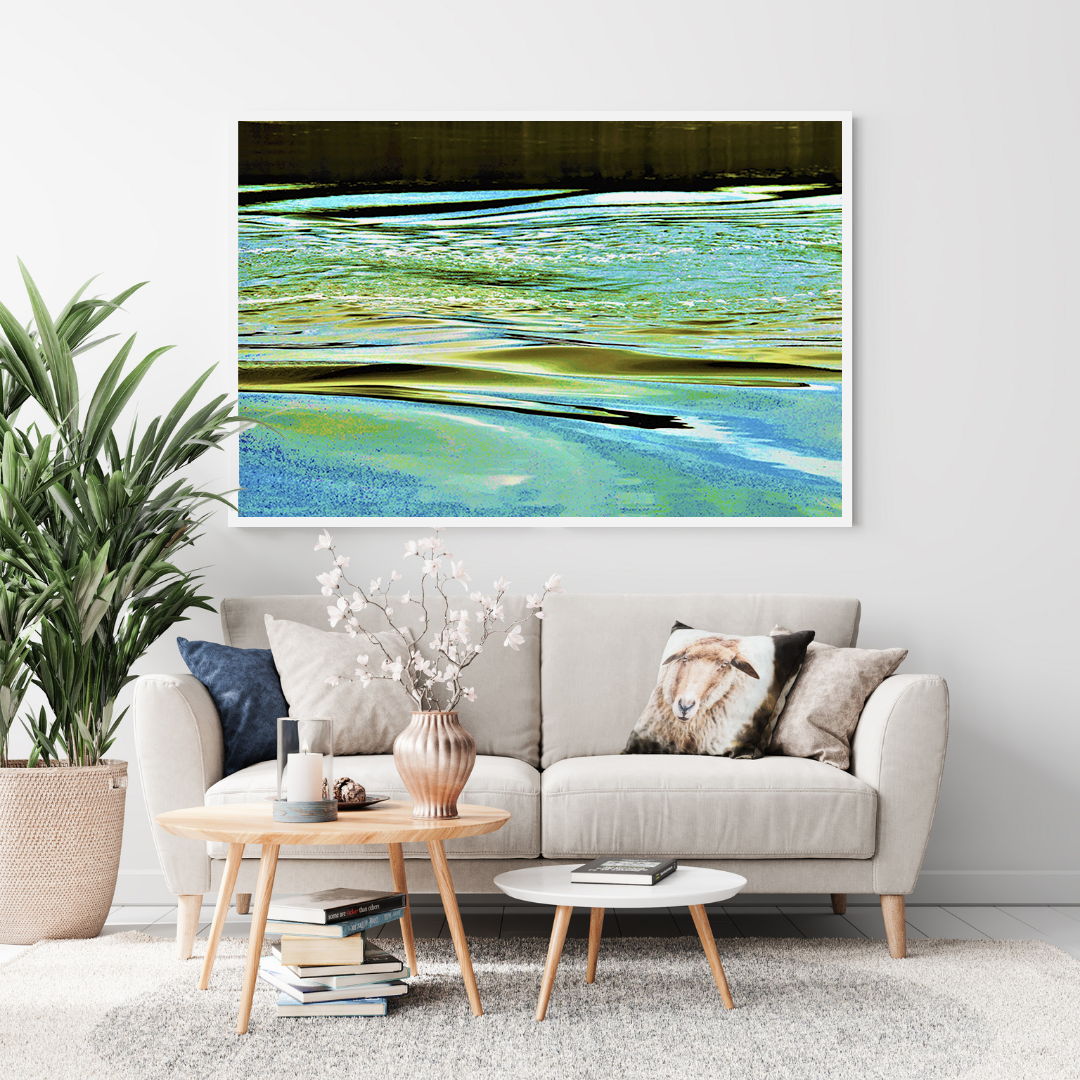 Soft Undercurrent original abstract contextualised office art modern decor photo print by Blair Montague Drake